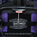 Convaid Coaster Height and Tension Adjustable Back Positioner Plus Hardware