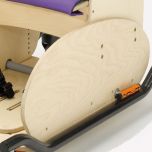 Hardrock special needs adaptive seating system accessory–Extended Side Gables keep user's legs safely within frame of chair. 