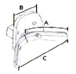 R82 Headrest, Anatomic Style, Gazelle