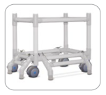 Inspired By Drive Contour Rolling Shower Base (Casters & Anti-tippers Included) - Deluxe & Supreme Bath Chair   Hygiene Item – No Returns