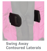 Convaid Contoured Lateral Thoracic Support Options - Rodeo