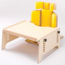 Image of Corner Chair Tray showing adjustment knobs
