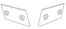 Height Right Chair Replacement Black End Caps
